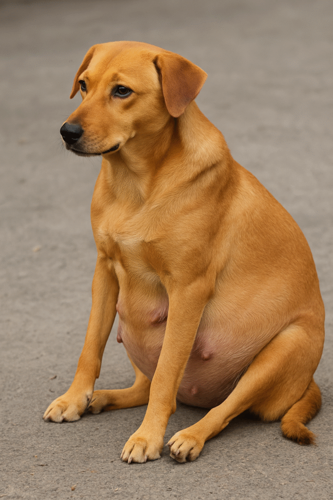 how to take care of a pregnant female dog at home