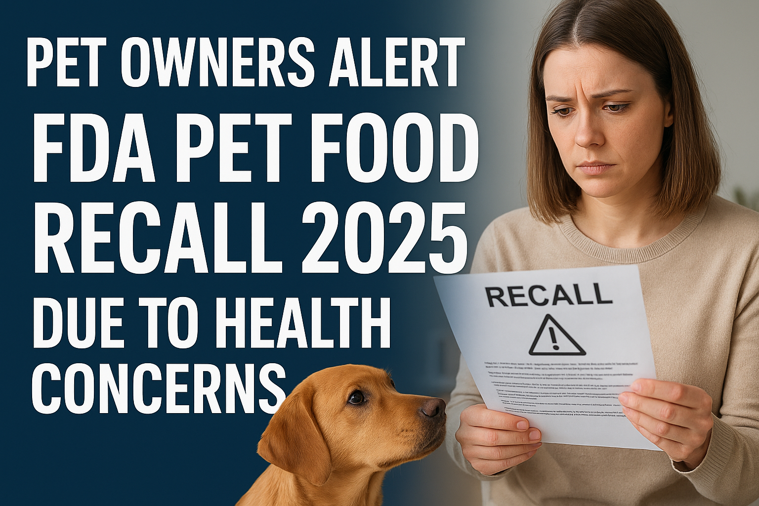 FDA Pet Food Recall 2025