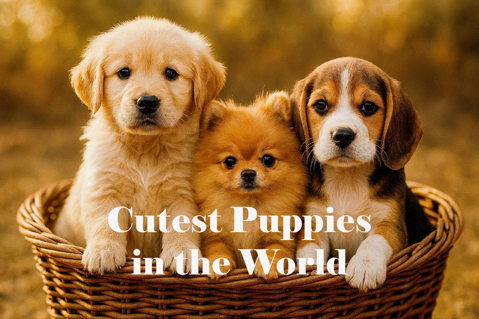 Cutest Puppies in the World