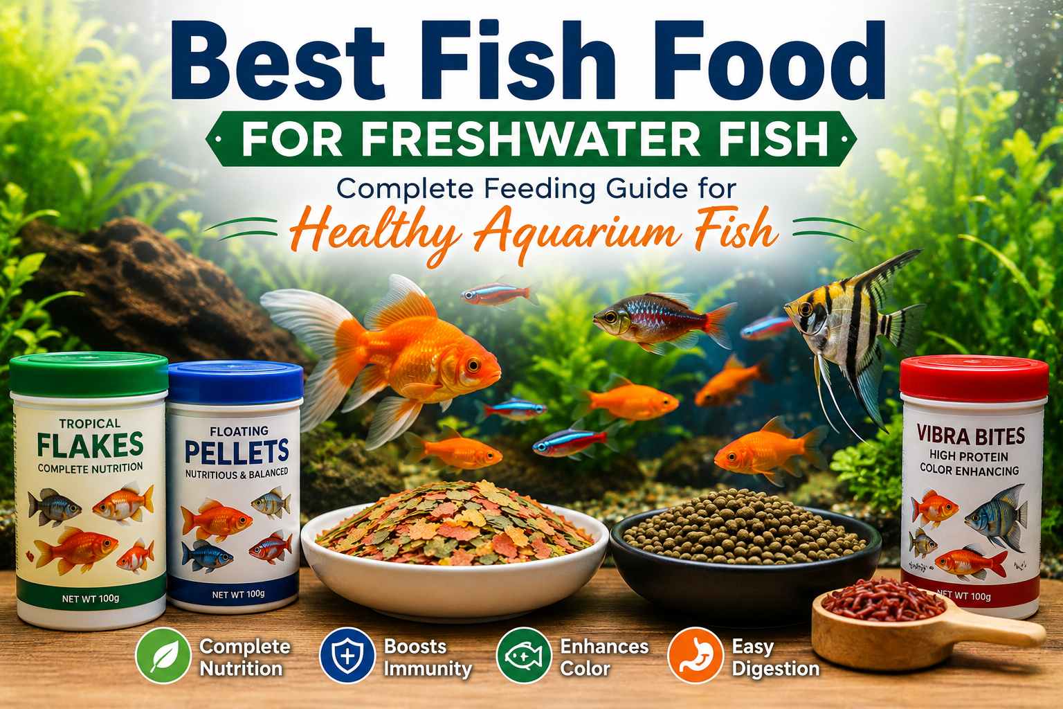 Best Fish Food for Freshwater Fish