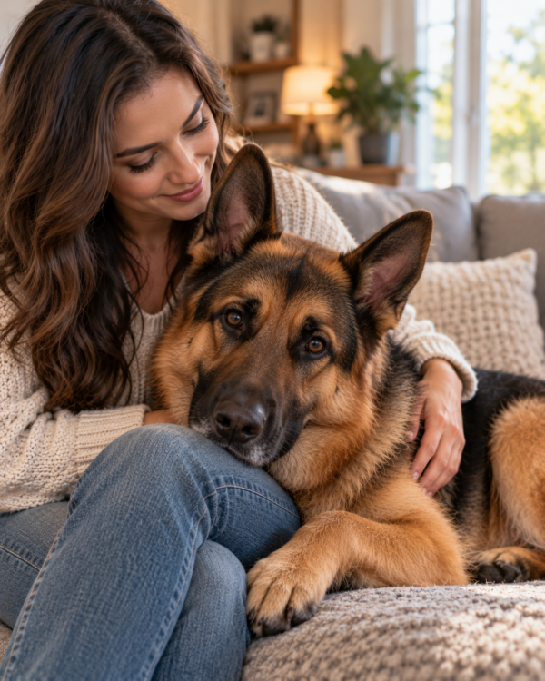 Extra Clingy: dog body language