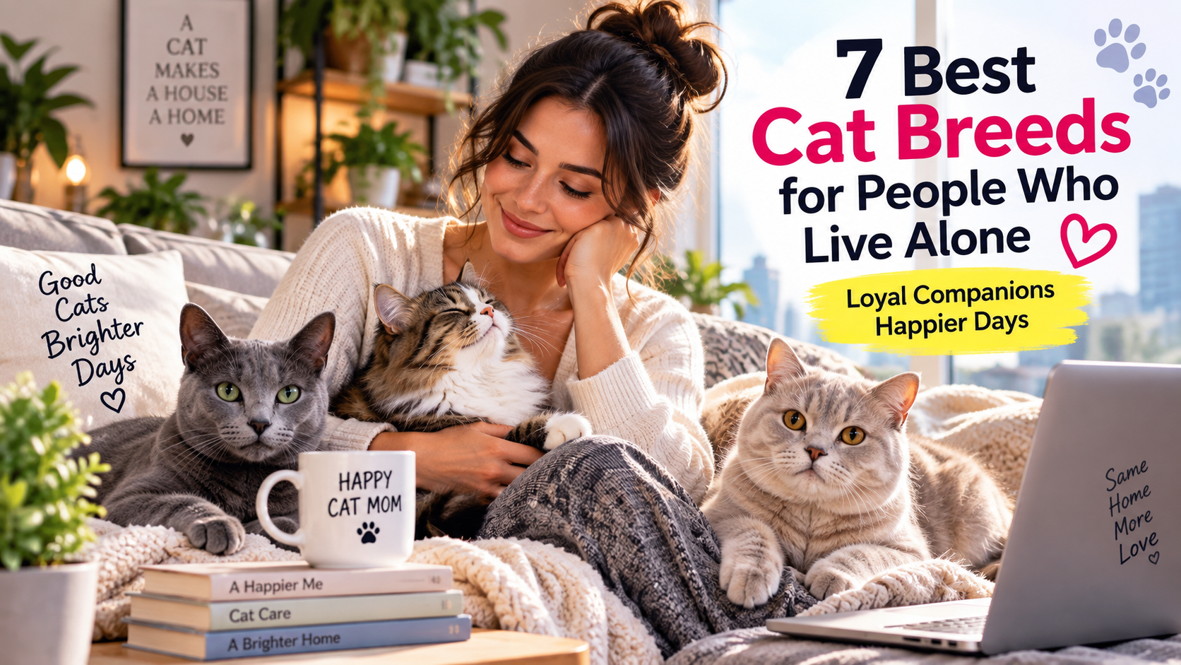 Best Cat Breeds for People Who Live Alone